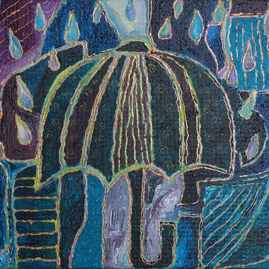 Happy Rain — 16x12