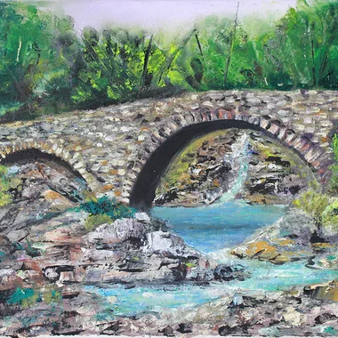 Stone Bridge — 12x16