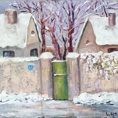 Winter in Countryside — 12x16