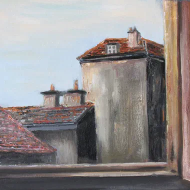 View From A Mansard — 11x14