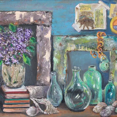 Still Life With Old Frames — 20x16