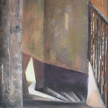 Old Stairs at Montmartre — 12x16