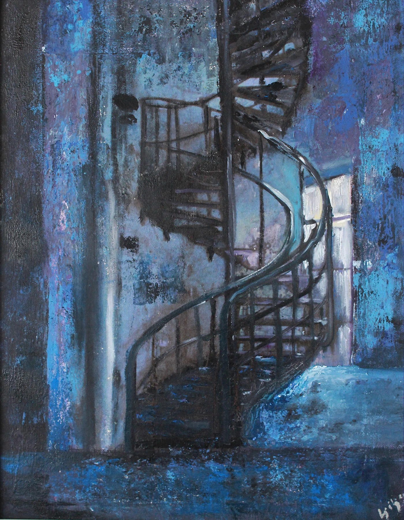 Blue Stairway